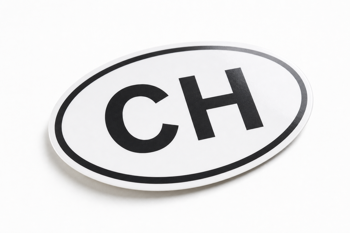 CH-Sticker fürs Auto – magnetisch oder selbstklebend
