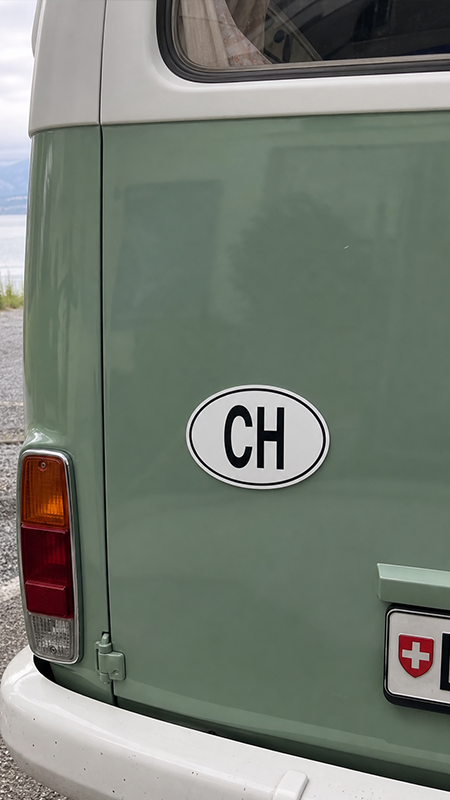CH-Sticker fürs Auto – magnetisch oder selbstklebend
