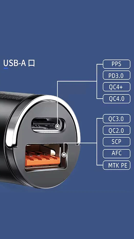Mini-Kfz-Schnellladegerät – Ultra-kompakt & leistungsstark
